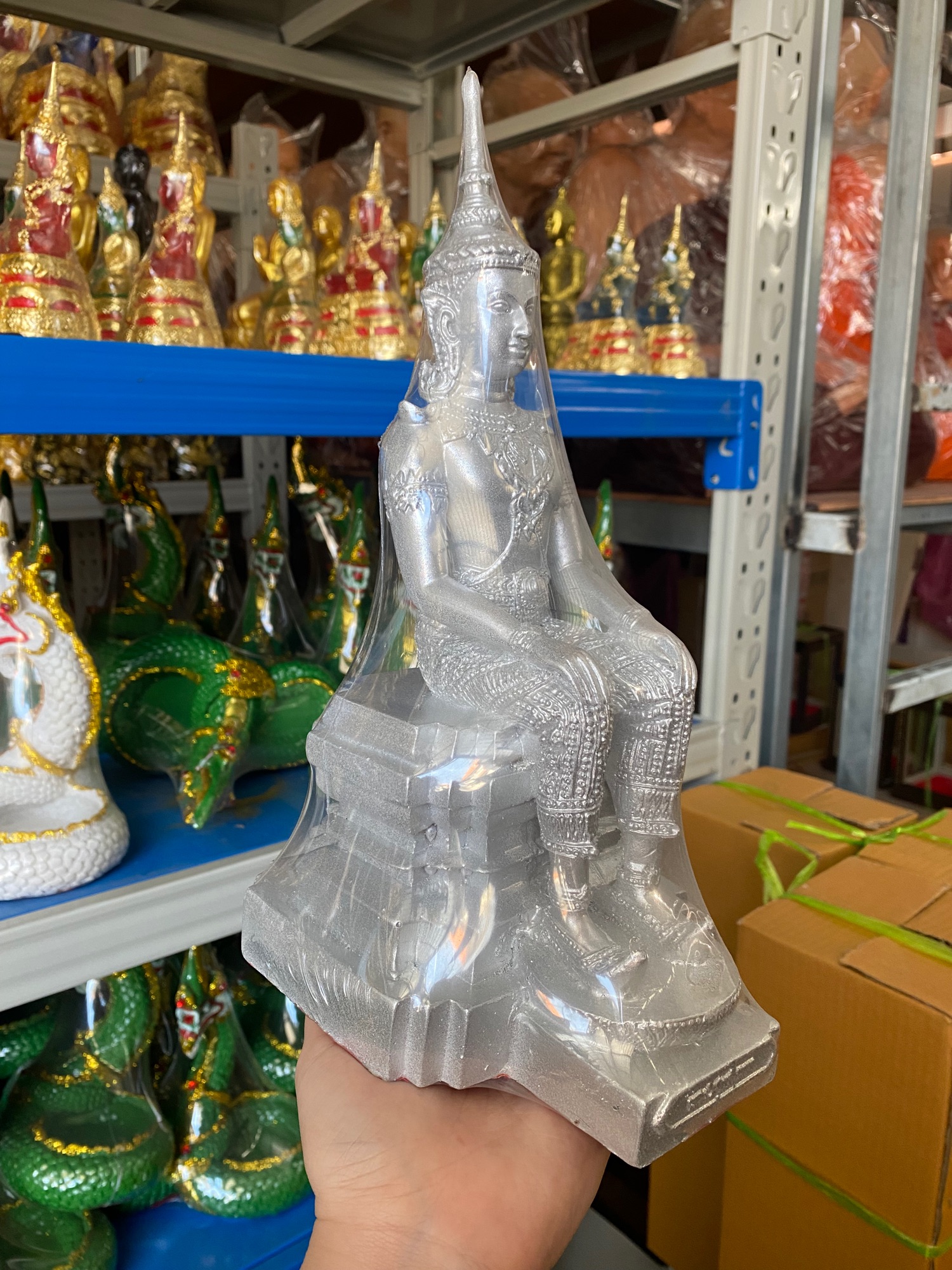 องค์ปฐม พระวิสุทธิเทพ สูง14 กว้าง5นิ้ว