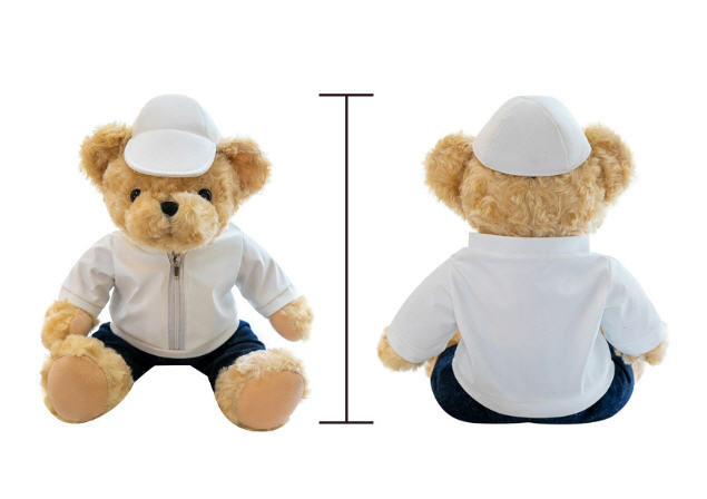 รับผลิต,ตุ๊กตาหมีใส่หมวก,ตุ๊กตาหมีสกรีนโลโก้,ตุ๊กตาหมีของขวัญ,โรงงานผลิตตุ๊กตาหมี,ของขวัญ,ของแจก,25cm,30cm