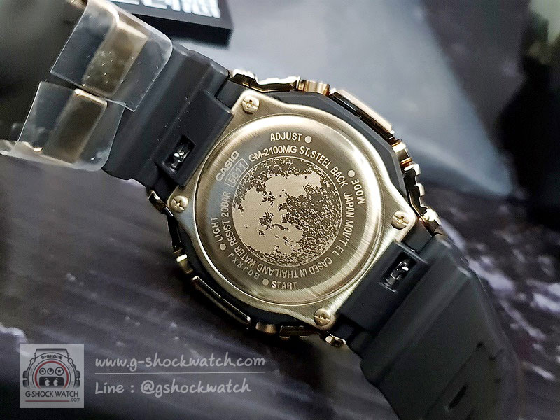 CASIO G-SHOCK นาฬิกาข้อมือ นาฬิกากันน้ำ นาฬิกาของแท้ ประกันศูนย์ CMG 1 ปี รุ่น GM-2100MG-1APFM