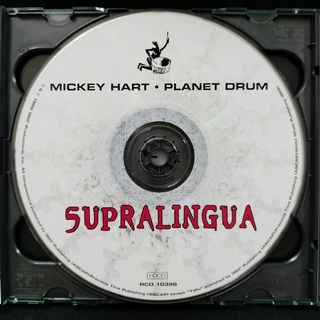Mickey Hart • Planet Drum – Supralingua / USA / ปกในมีจุดเหลือง / 2CD / แผ่นดี+แผ่นสวย