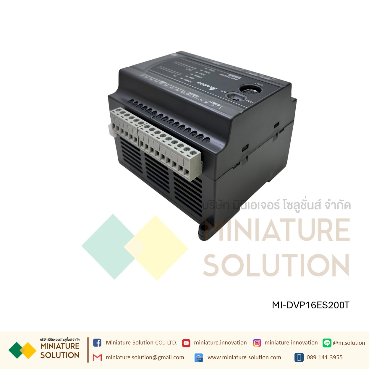 DVP-ES2 Series PLC Delta PLC 8DI/8DO 16DI/8DO 16DI/16DO 220V (Transistor) Built-in RS-232 and RS-485 Ports