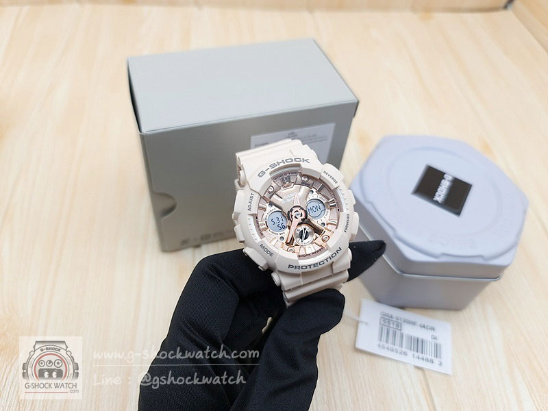 CASIO G-SHOCK MINI นาฬิกาข้อมือ นาฬิกากันน้ำ นาฬิกาของแท้ ประกันศูนย์ CMG 1 ปี รุ่น GMA-S120MF-4A