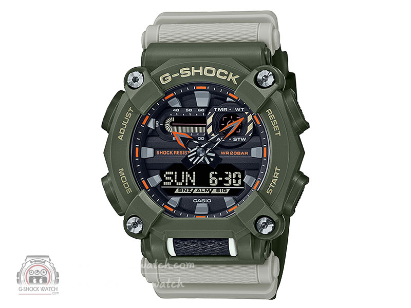 CASIO G-SHOCK นาฬิกาข้อมือ นาฬิกากันน้ำ นาฬิกาของแท้ ประกันศูนย์ CMG 1 ปี รุ่น GA-900HC-3A