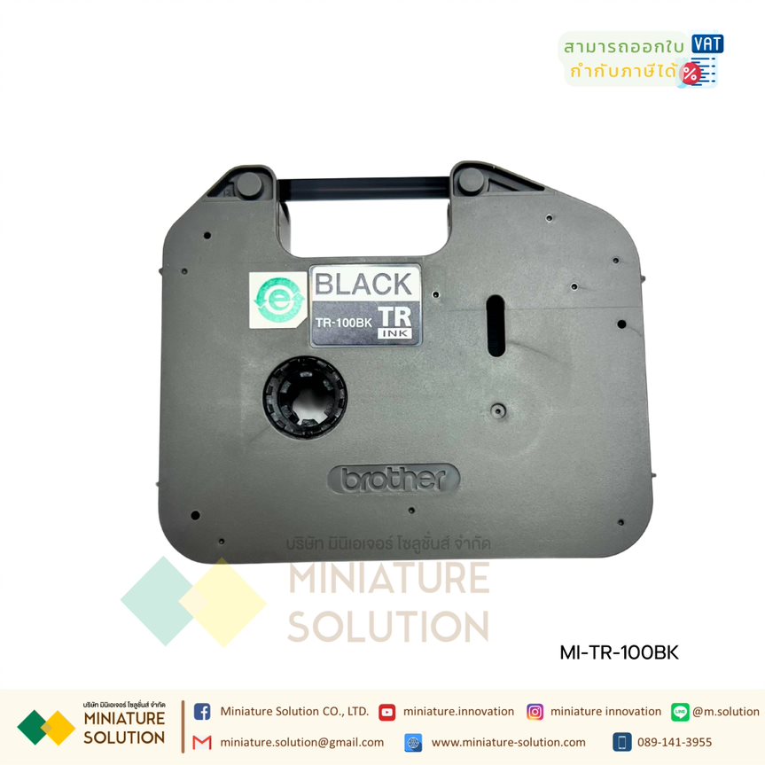 ผ้าหมึก TR100BK เครื่องพิมพ์ปลอกสายไฟ BROTER E850 TR-100BK TR INK