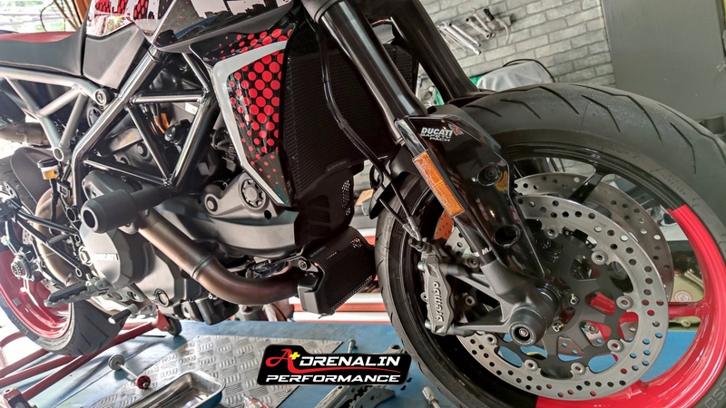 Evotech การ์ดหม้อน้ำ (Radiator guard) สำหรับ HyperMotard 950