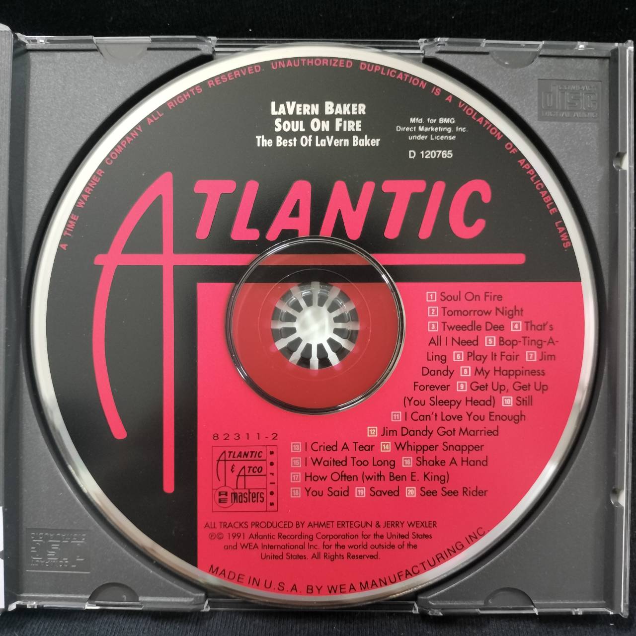 LaVern Baker – Soul On Fire - The Best Of LaVern Baker / USA / แผ่นดี