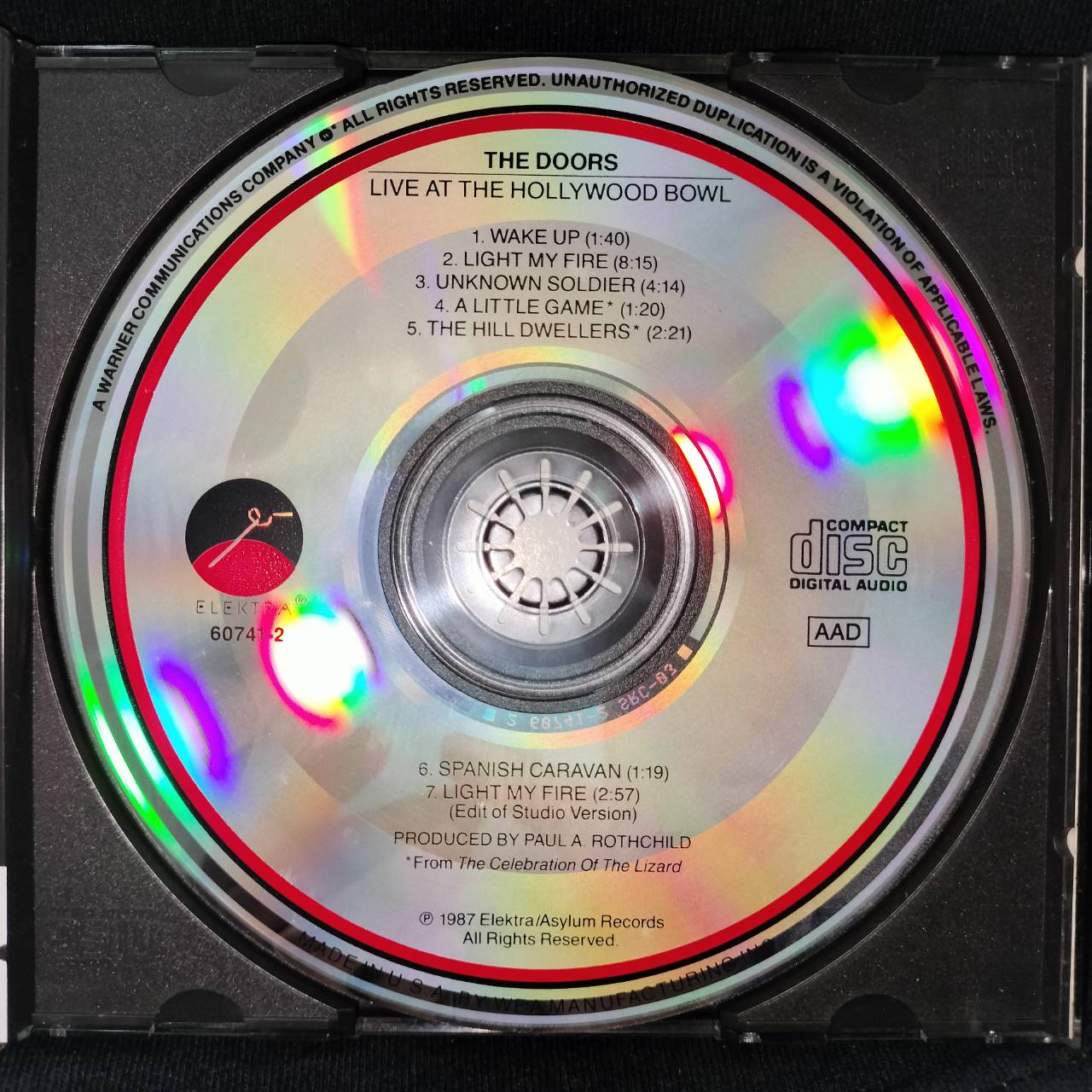 The Doors – Live At The Hollywood Bowl / USA / แผ่นดี