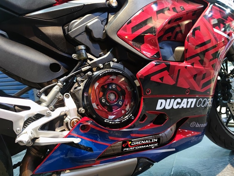 ครอบคลัทช์ใส Ducabike (Cluth Cover Window) สำหรับ 899, 1199