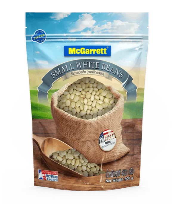 ถั่วขาวเม็ดเล็ก McGarrett Small White Beans 500 g. (08-8021)