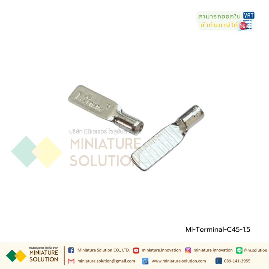 (10 ชิ้น/1 ชุด) หางปลาตรง แบบเปลือย หางปลาต่อเบรกเกอร์ C45-6/10/16/25/35/50/70 (C45-1.5)