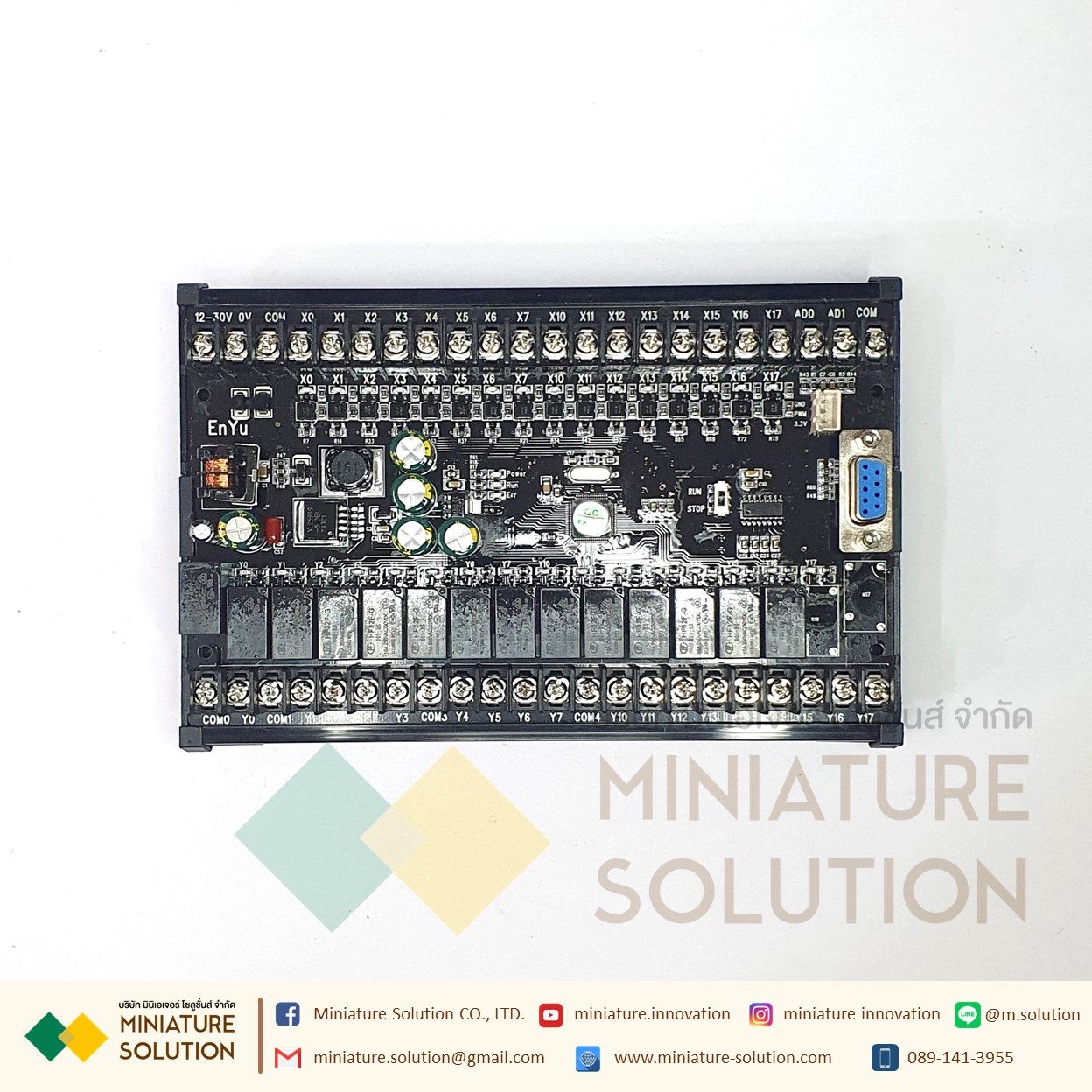PLC FX2N - 30MR GX PLC บอร์ดควบคุมการตั้งโปรแกรมได้ สำหรับงานอุตสาหกรรม พร้อมรางยึด