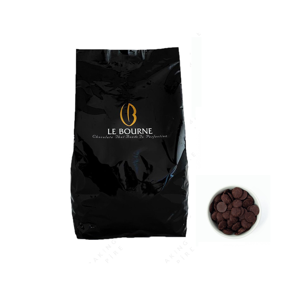 Le Bourne Dark Chocolate Compound Coins ดาร์คช็อคโกแลตเหรียญ 1 Kg. (05-8706)