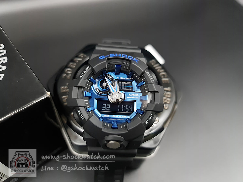 CASIO G-SHOCK นาฬิกาข้อมือ นาฬิกากันน้ำ นาฬิกาของแท้ ประกันศูนย์ CMG 1 ปี รุ่น GA-710-1A2