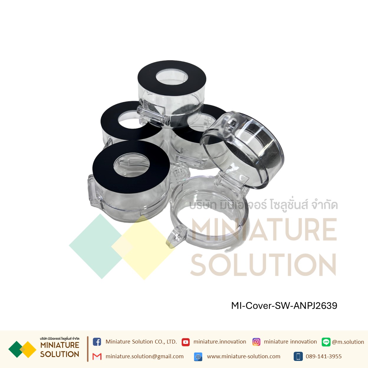 อุปกรณ์เสริมปุ่มสวิตช์ ฝาครอบปุ่มกดสวิตช์ฉุกเฉิน ปุ่มหยุดฉุกเฉิน ฝาครอบป้องกัน แบบใส กล่องคำเตือน ฝาครอบ 22MM