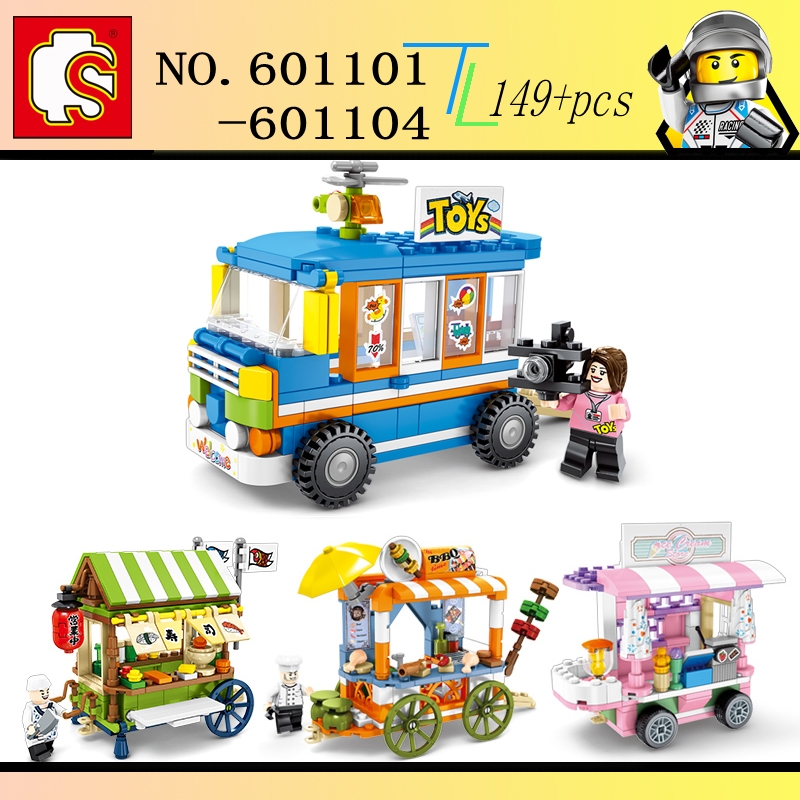 เลโก้จีน Sembo Block 601101-601104 ชุด City