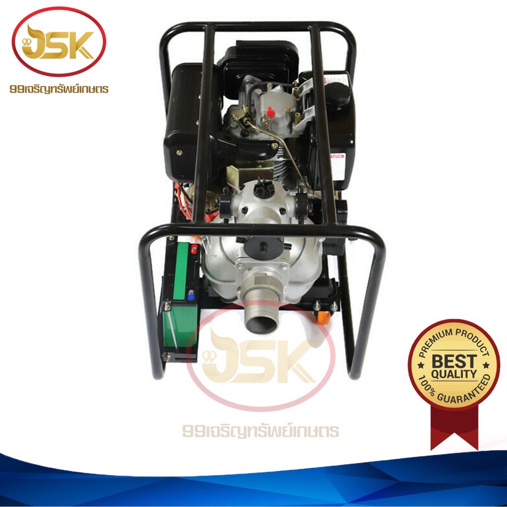 เครื่องสูบน้ำดีเซลปั้มแรงดันสูง 10 แรงม้า พายุ รุ่น PDH-1025