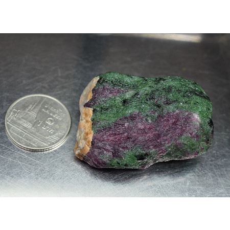 พลอยทับทิมซอยไซต์ (Ruby in Zoisite ) 166.45 กะรัต