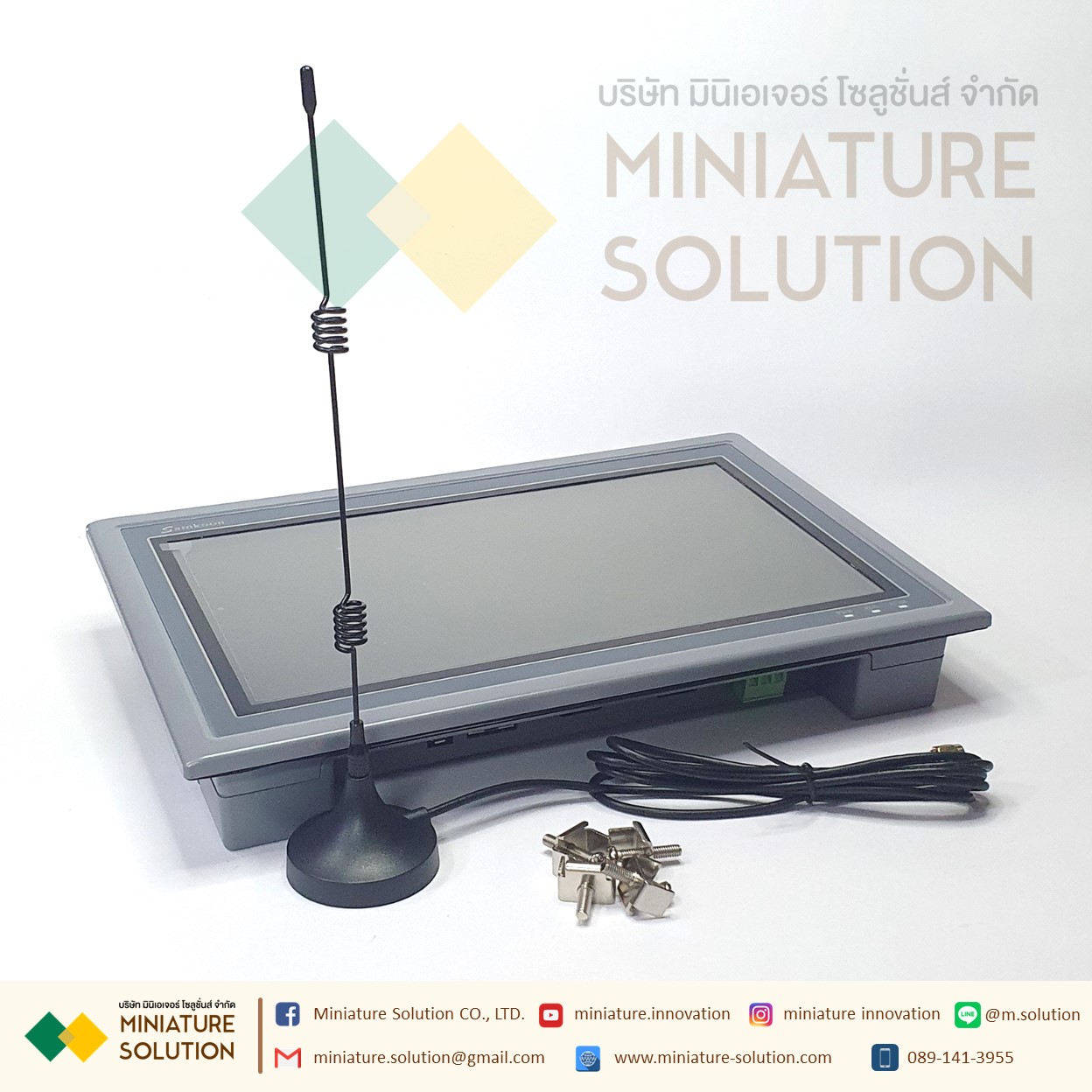 SAMKOON SK-102CW HMI 10.2 HMI (WiFi) Touchscreen 10.2นิ้ว 24V DC