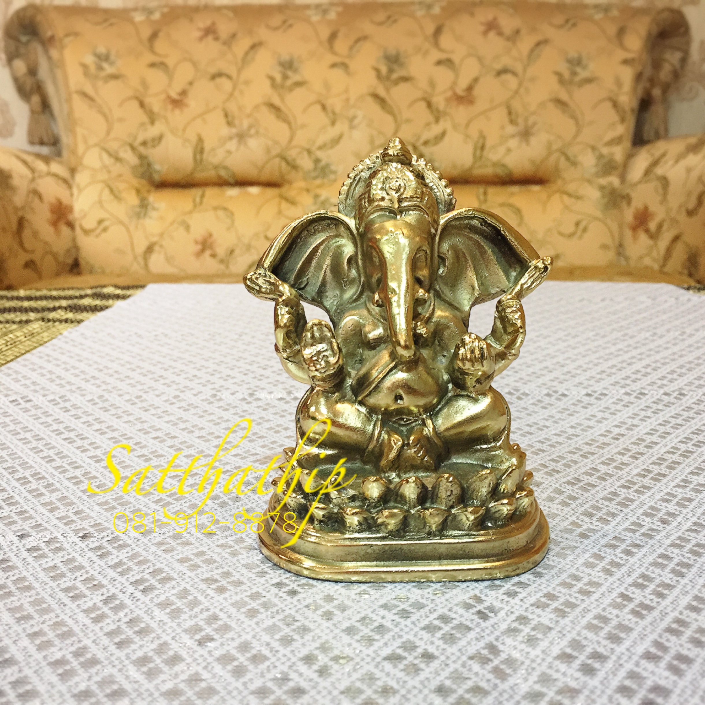 พระพิฆเณศ ปางสัมปทายะคเณศ (ทองเหลือง) - Ganesha: Lord of Success