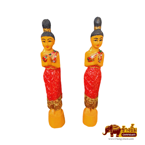 นางไหว้ ( ยืน )