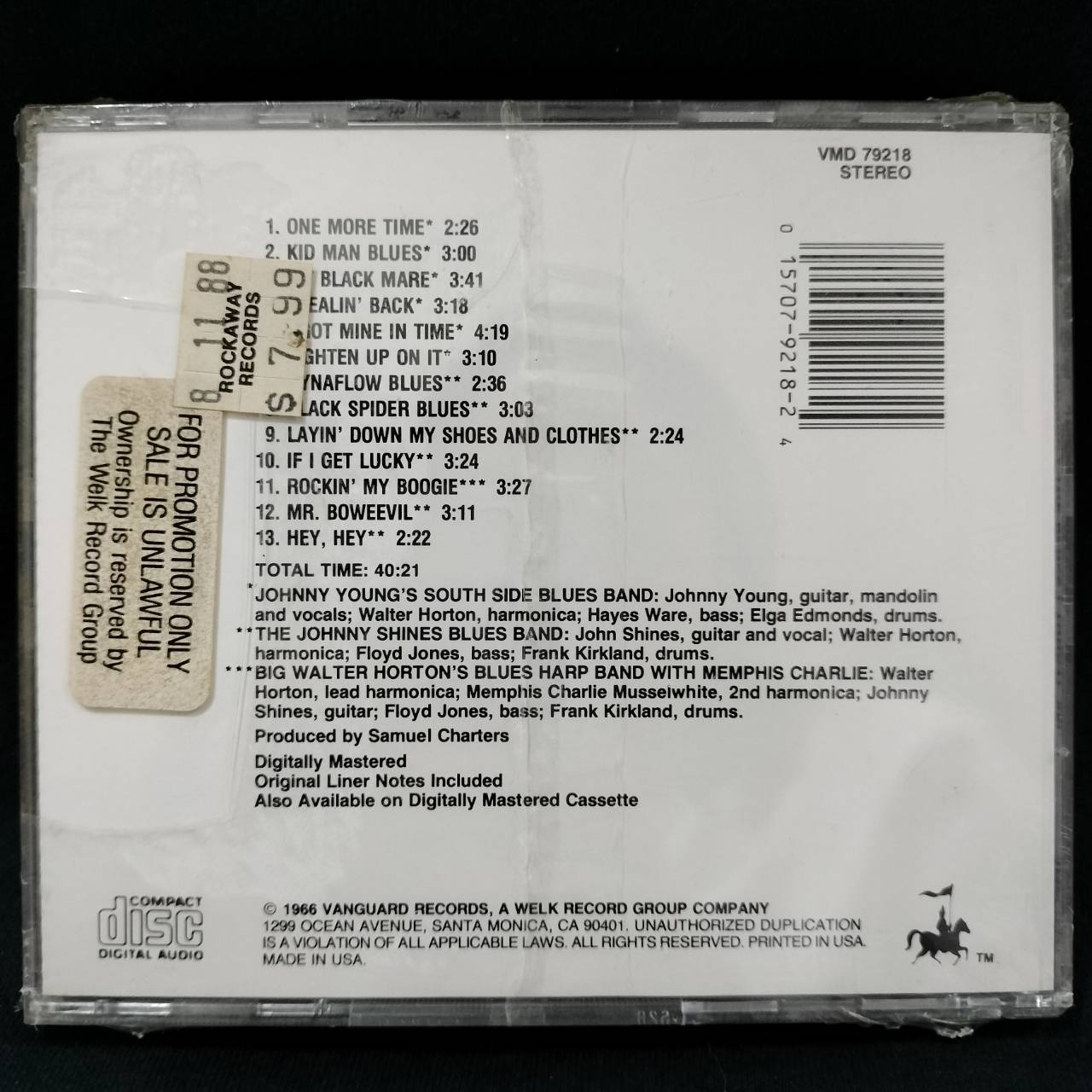 Various – Chicago/The Blues/Today! Vol. 3 / USA / เจาะสันกล่อง / แผ่นซีล