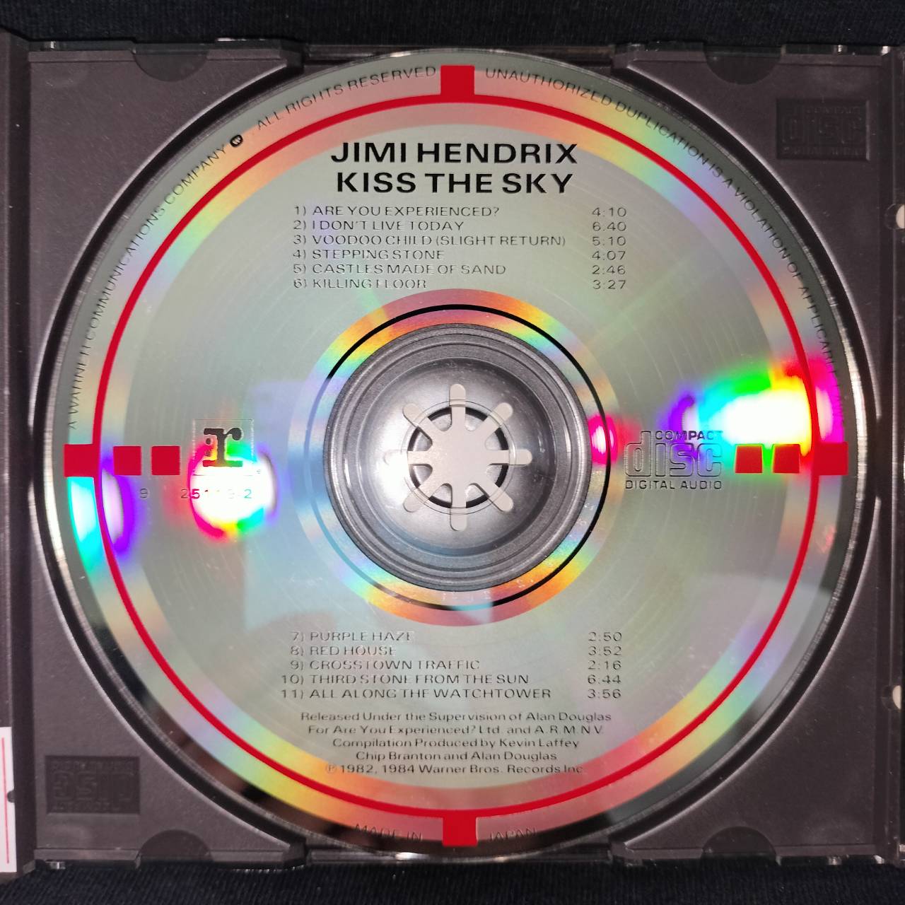 Jimi Hendrix – Kiss The Sky / JAPAN / ปกหลังมีจุดเหลือง / แผ่นสวย