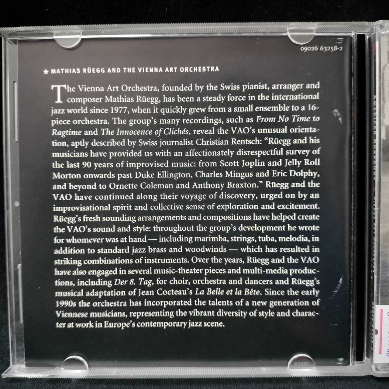 Vienna Art Orchestra – American Rhapsody A Tribute To George Gershwin / USA / แผ่นดี