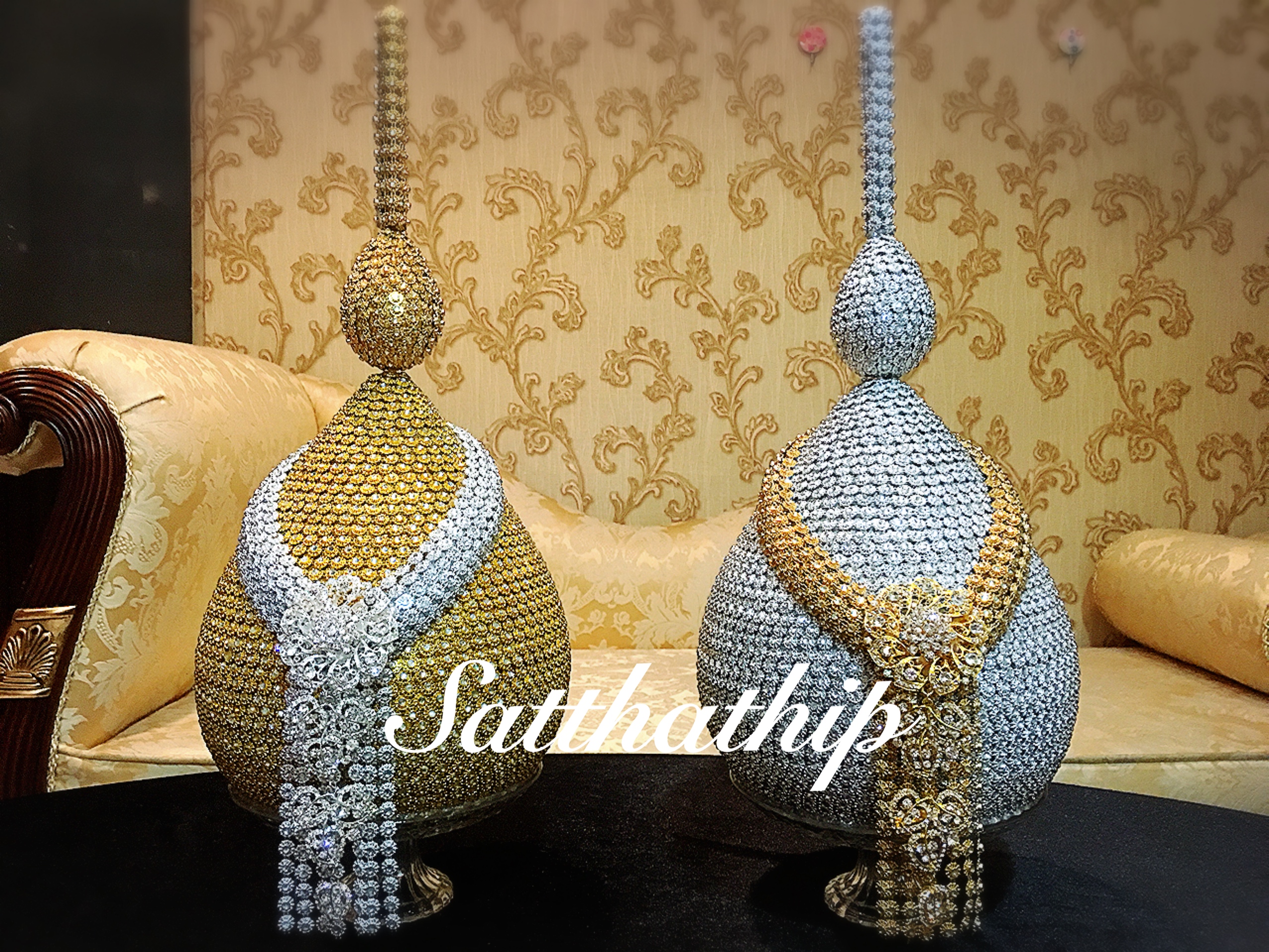 พานพุ่ม - พานพุ่มสักการะ - พานพุ่มเงินทอง - พานพุ่มนพเก้า - Phan bush