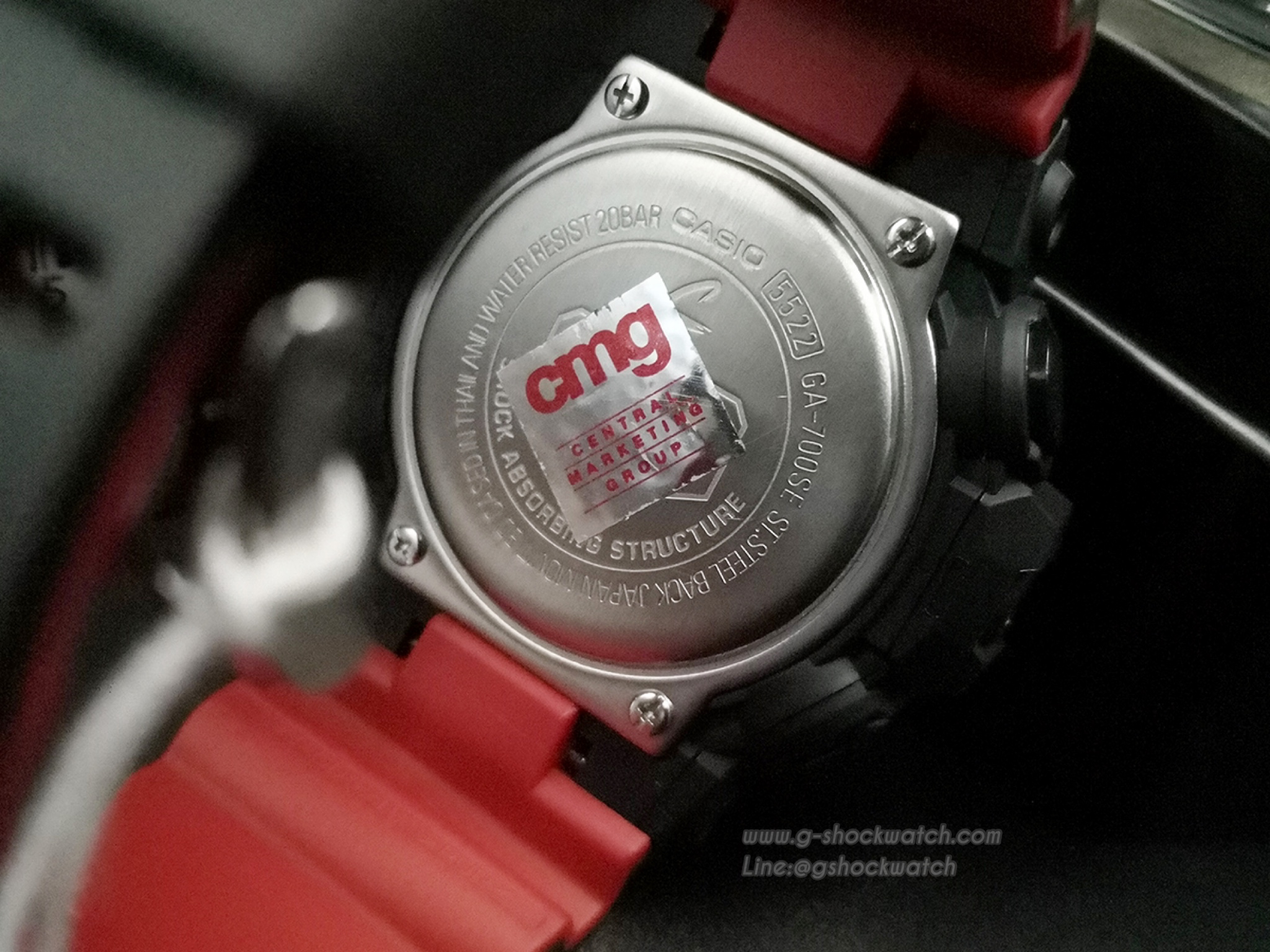 CASIO G-SHOCK นาฬิกาข้อมือ นาฬิกากันน้ำ นาฬิกาของแท้ ประกันศูนย์ CMG 1 ปี รุ่น GA-700SE-1A4