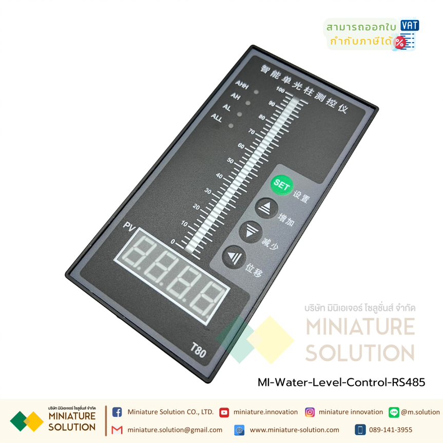 จอแสดงผลเซนเซอร์วัดระดับน้ำ โมดูลแสดงผล ส่งสัญญาณ RELAY/RS485 (GL-T804-81-23-KL-P)