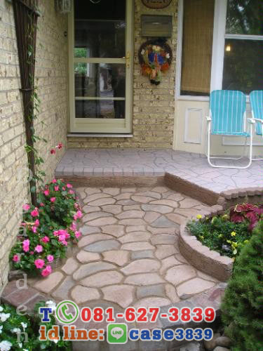 แม่พิมพ์ทางเดิน ลายตัวหนอน ขนาด60x50cm D8