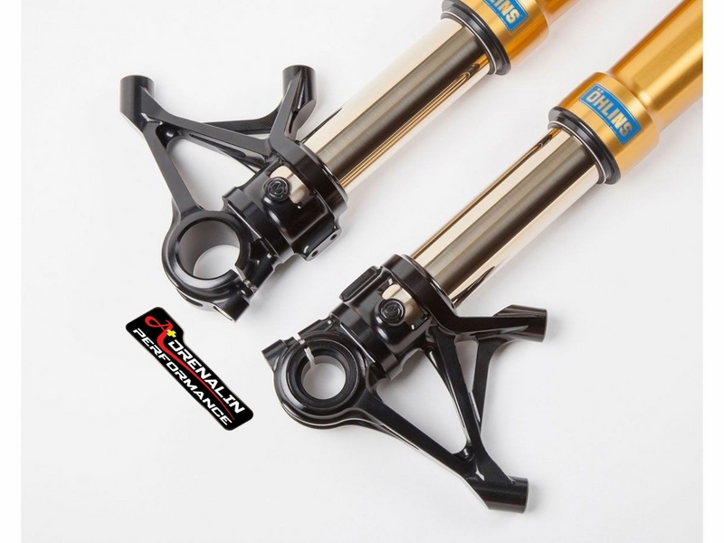 โช้คหน้า Ohlins พร้อมขาจับ Motocorse สำหรับ Panigale 899 1199