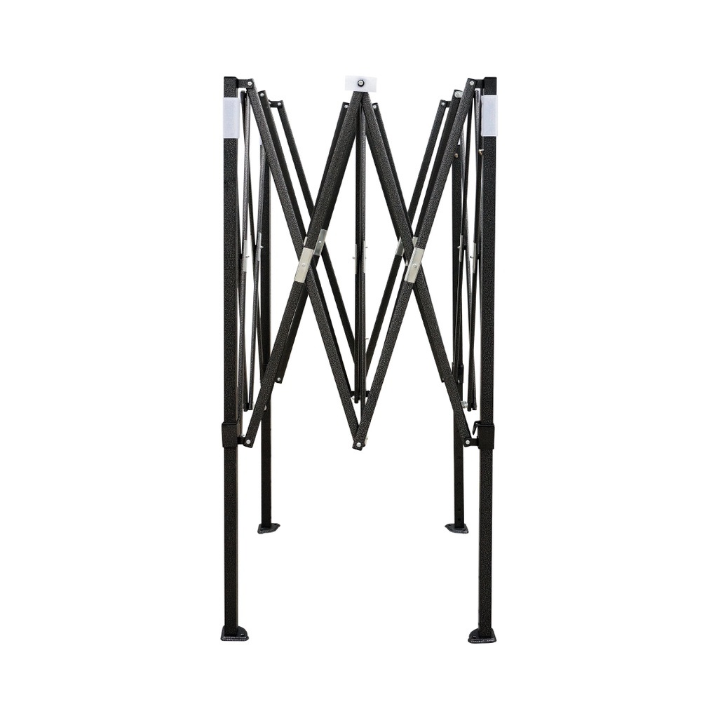 เต้นท์สนามพับได้ครบชุดผ้า+โครงเหล็ก ขนาด 3*3 เมตร สำหรับแม่ค้าขายของตลาดนัด กันฝน