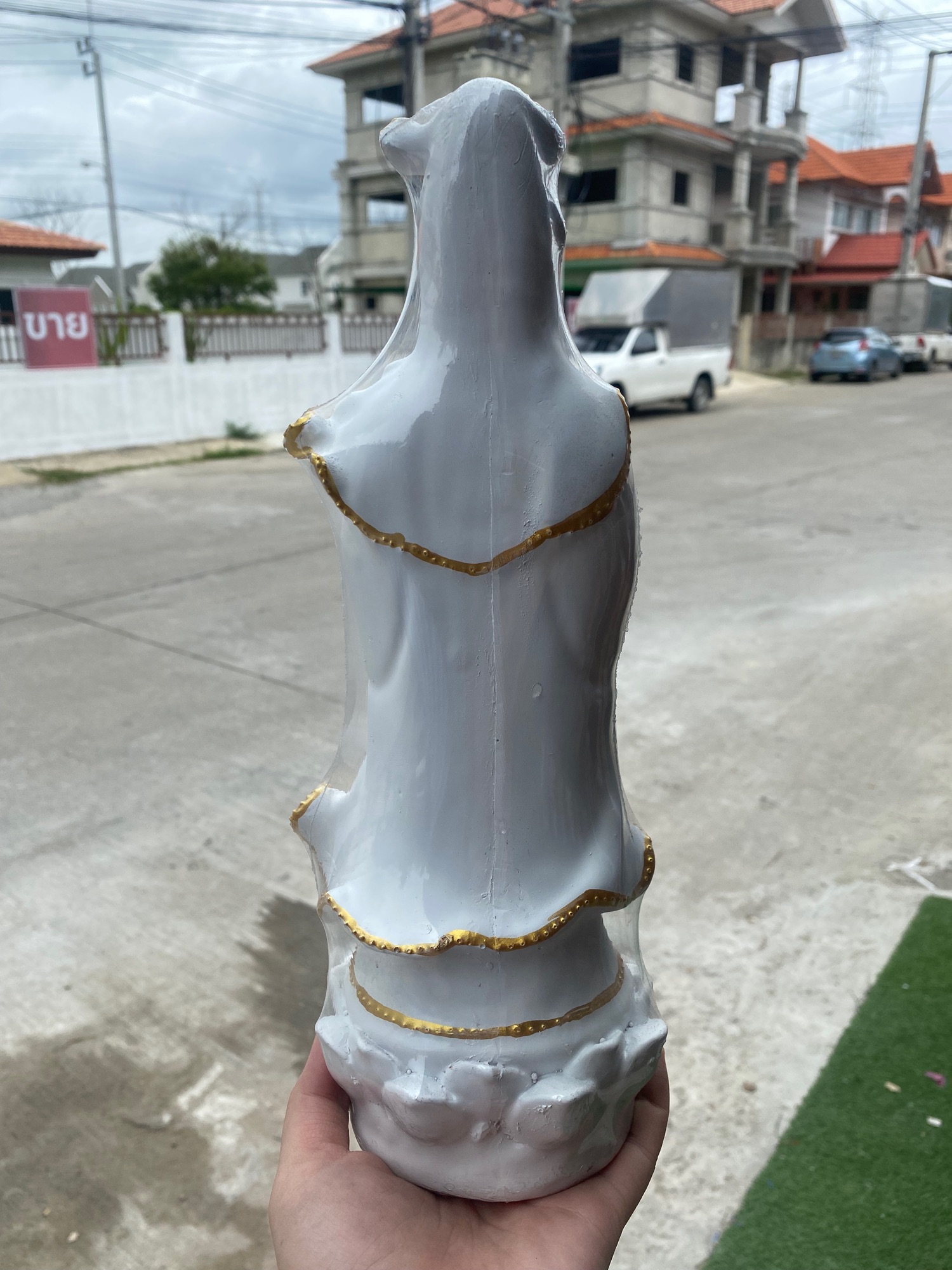 เจ้าเเม่กวนอิม สูง12นิ้ว องค์ยืนประทานพร