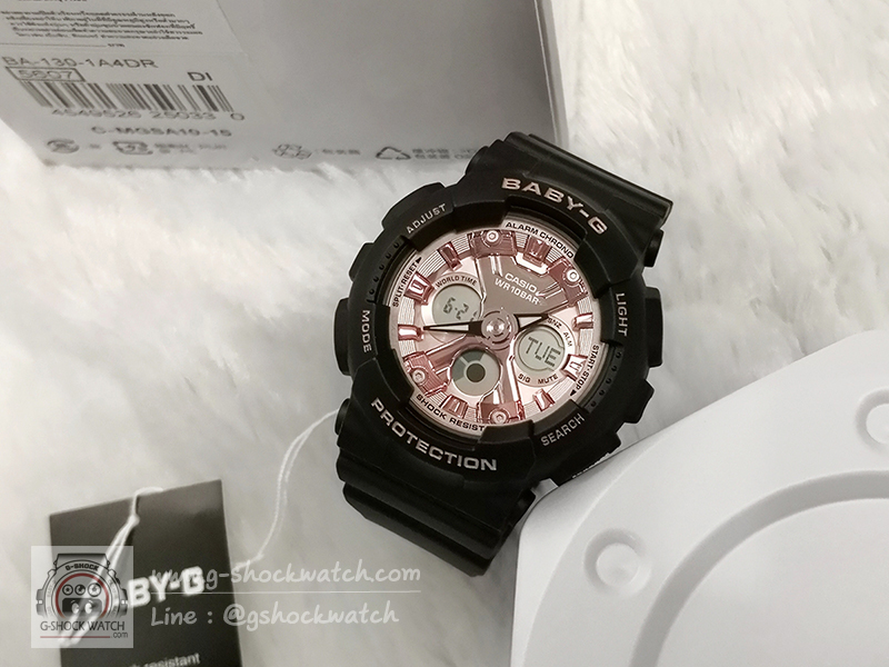 CASIO BABY-G นาฬิกาข้อมือ นาฬิกากันน้ำ นาฬิกาของแท้ ประกันศูนย์ CMG 1 ปี รุ่น BA-130-1A4