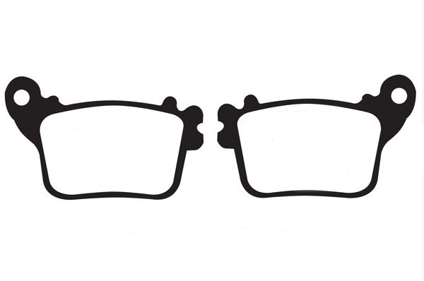 ผ้าเบรค Nexzter ปั้มหลัง สำหรับ CBR600RR 2007-2016