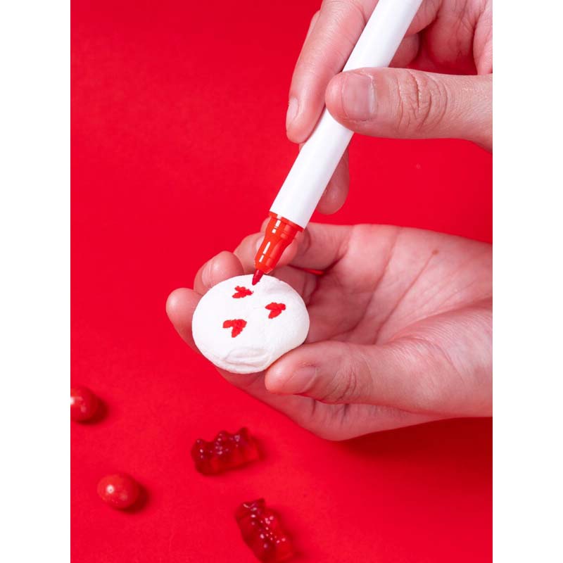 ปากกาสีกินได้ สีแดง Rainbow Food Decorating Pen สี Red (06-8027)