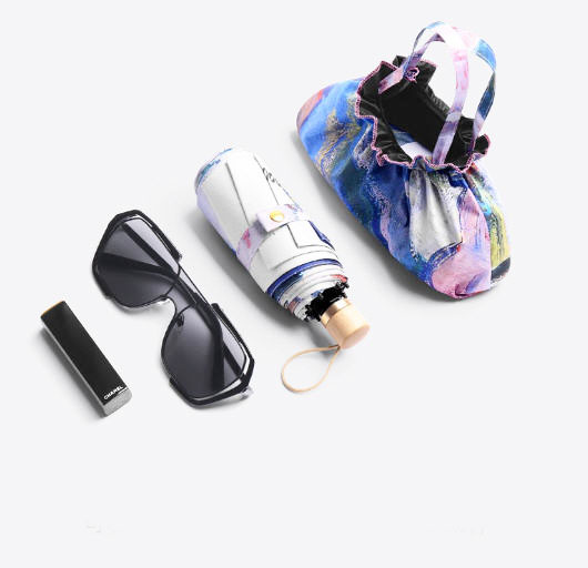 ร่มกันแดด,ร่ม,ร่มพร้อมกระเป๋า,มี2ลายให้เลือก