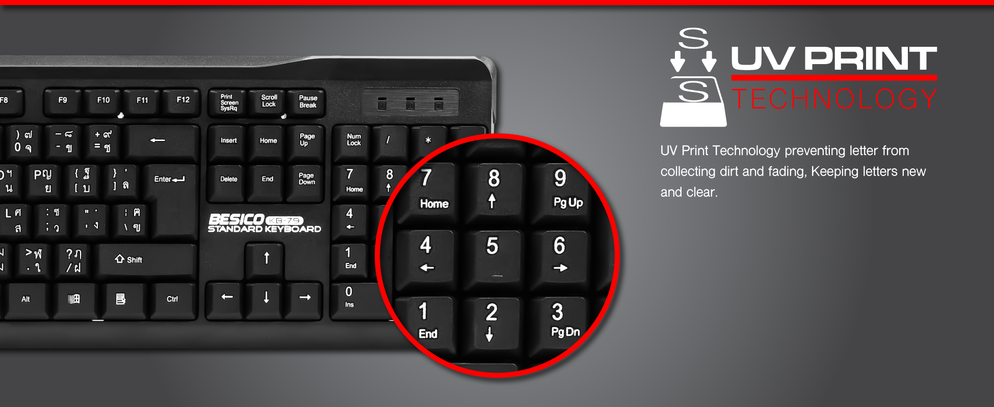 Signo standard keyboard-KB-79 (black)