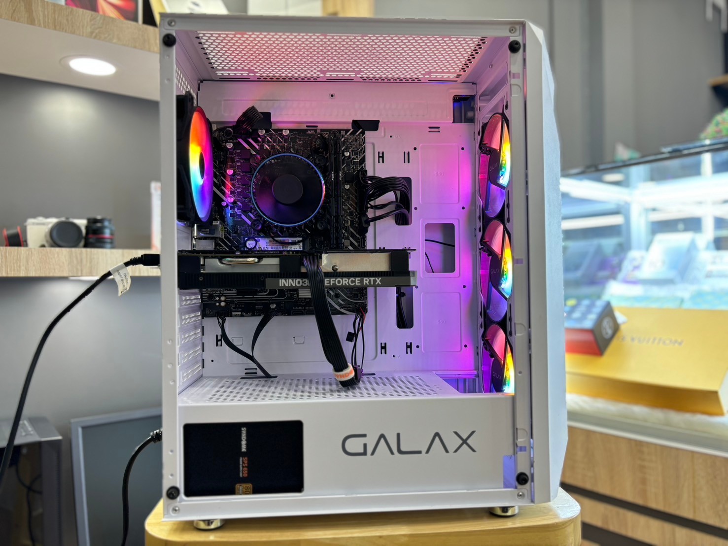 PC ประกอบ Intel Core i5-12400F/Ram 16GB/SSD 500GB/RTX 4060/Monitor SAMSUNG (VA 2K QHD HDR 165Hz)