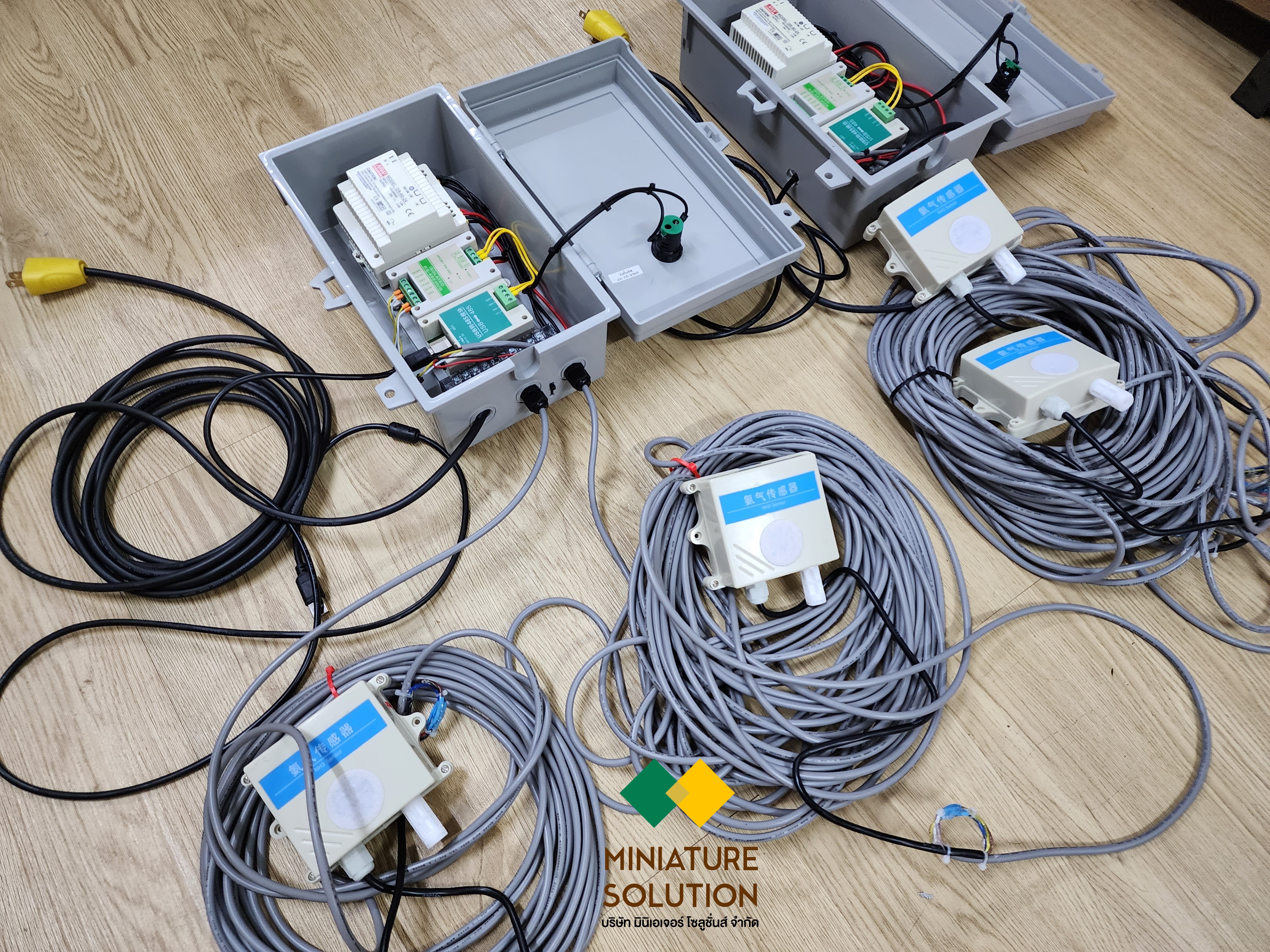 ระบบวัดค่า แอมโมเนียในเล้าไก่ เพื่อแจ้งเตือนขึ้น IOT แจ้งข้อมูลผ่าน Line NH3 Ammonia