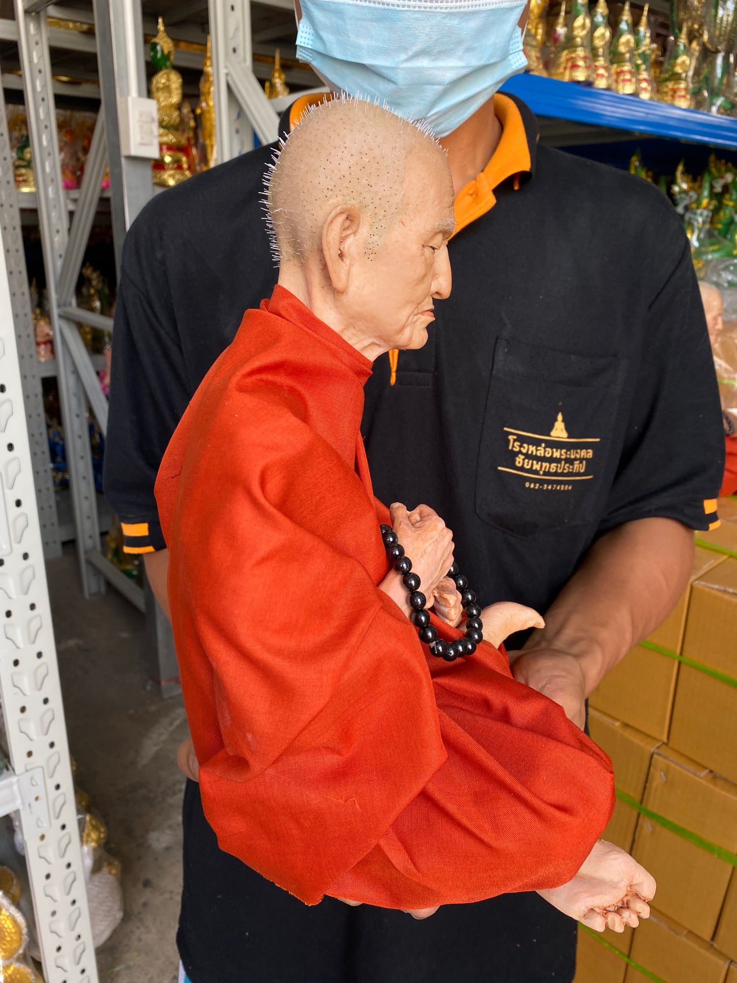 สมเด็จโต เนื้อไฟเบอร์กลาส หน้าตัก9นิ้ว