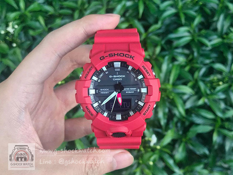 CASIO G-SHOCK นาฬิกาข้อมือ นาฬิกากันน้ำ นาฬิกาของแท้ ประกันศูนย์ CMG 1 ปี รุ่น GA-800-4A