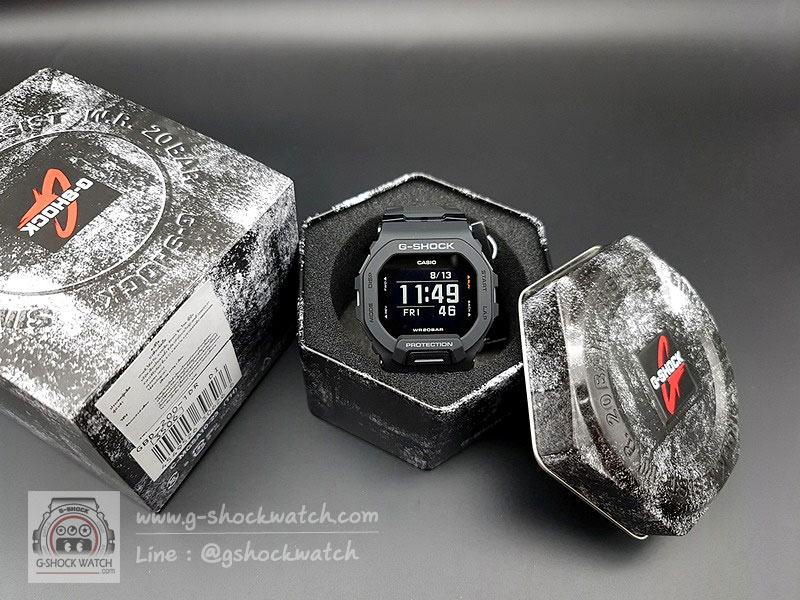 CASIO G-SHOCK นาฬิกาข้อมือ นาฬิกากันน้ำ นาฬิกาของแท้ ประกันศูนย์ CMG 1 ปี รุ่น GBD-200-1D