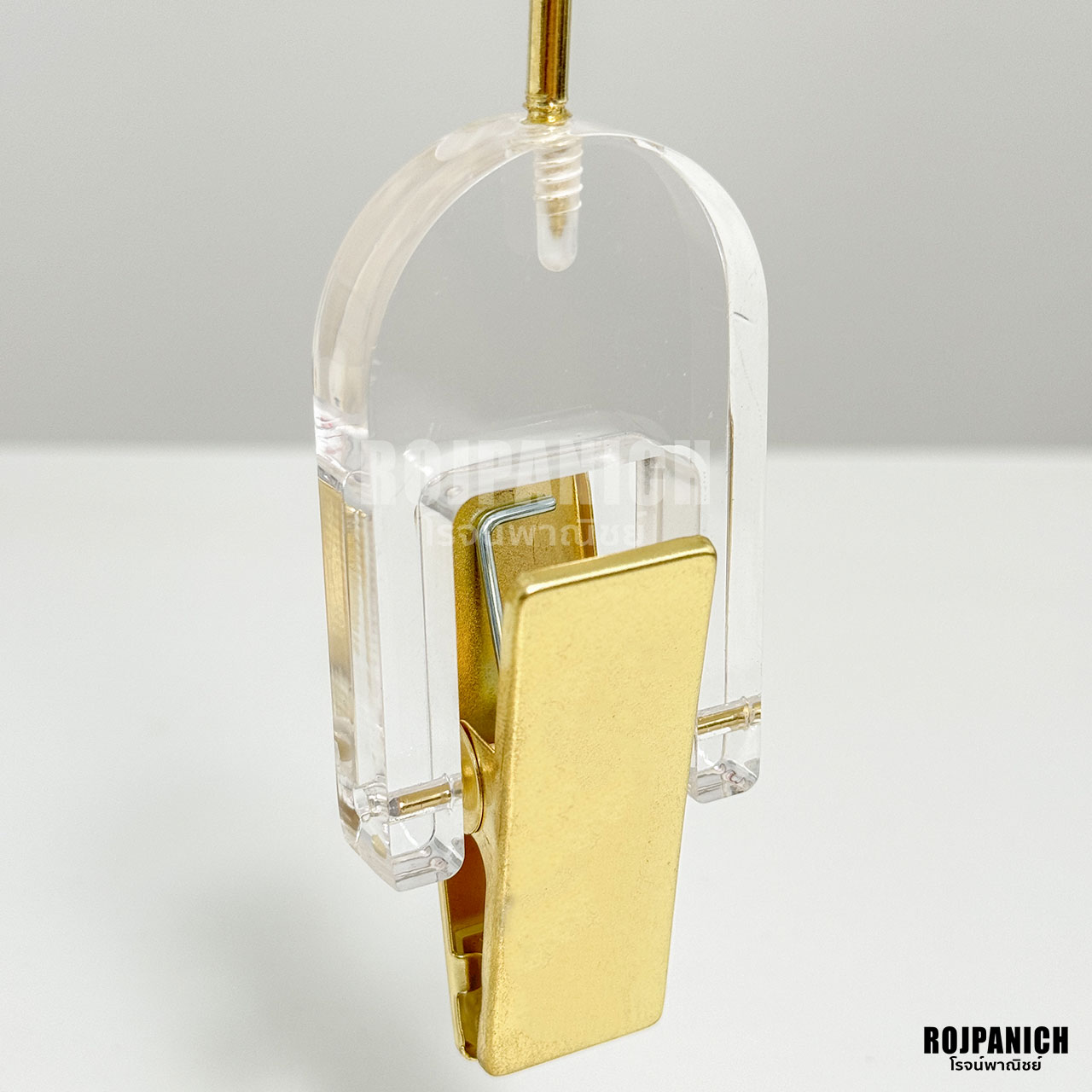 ไม้หนีบกิ๊บทอง ตะขอยาวทอง