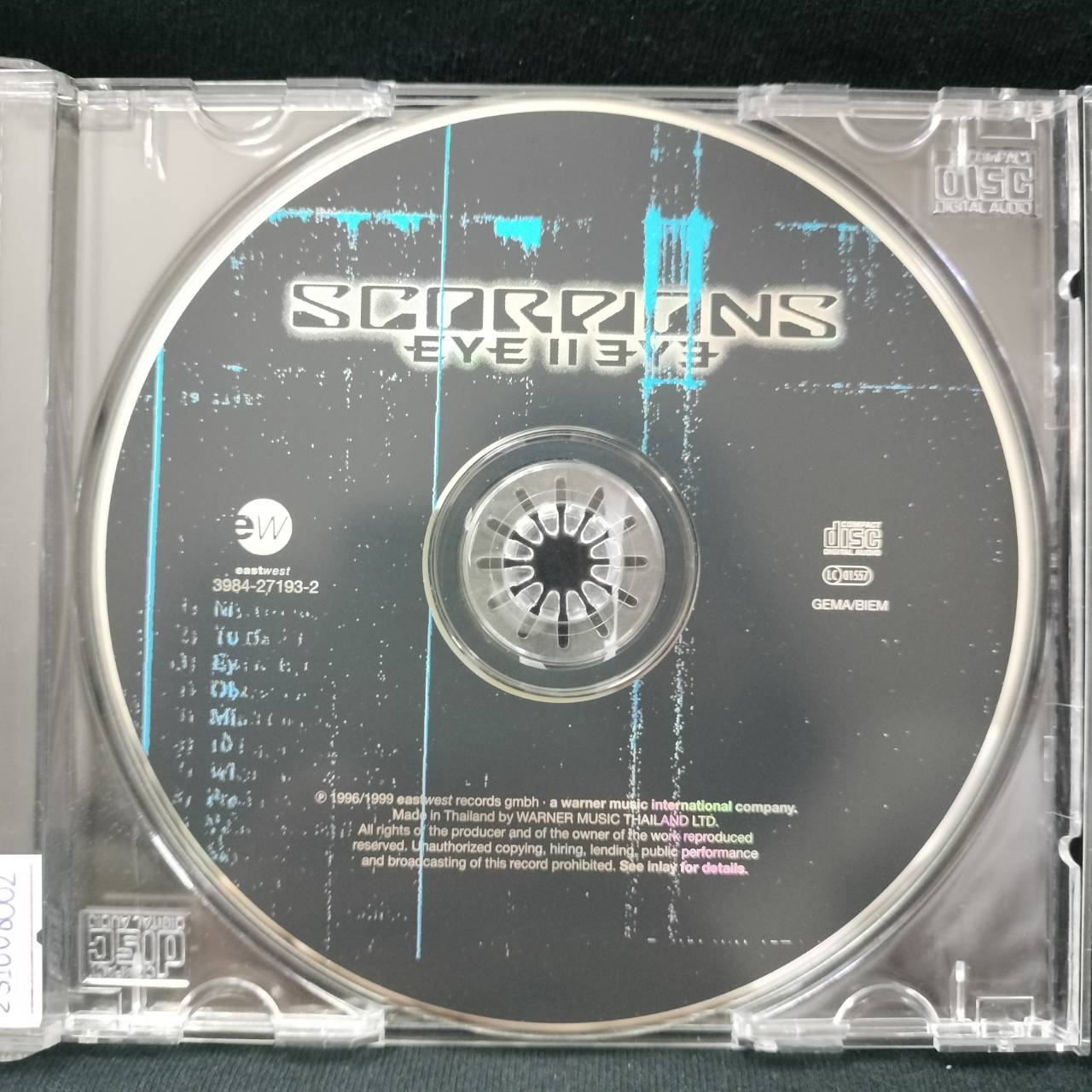 Scorpions – Eye II Eye / THAILAND / มีรอยบ้าง