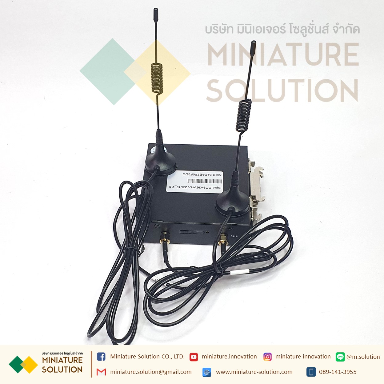 HF IOT HF-9606W PLC Gateway 4Ethernet PLC to WIFI อุปกรณ์แปลงสัญญาณ เกรดอุตสาหกรรม PLC การตรวจสอบระยะไกล (HF-9606W)