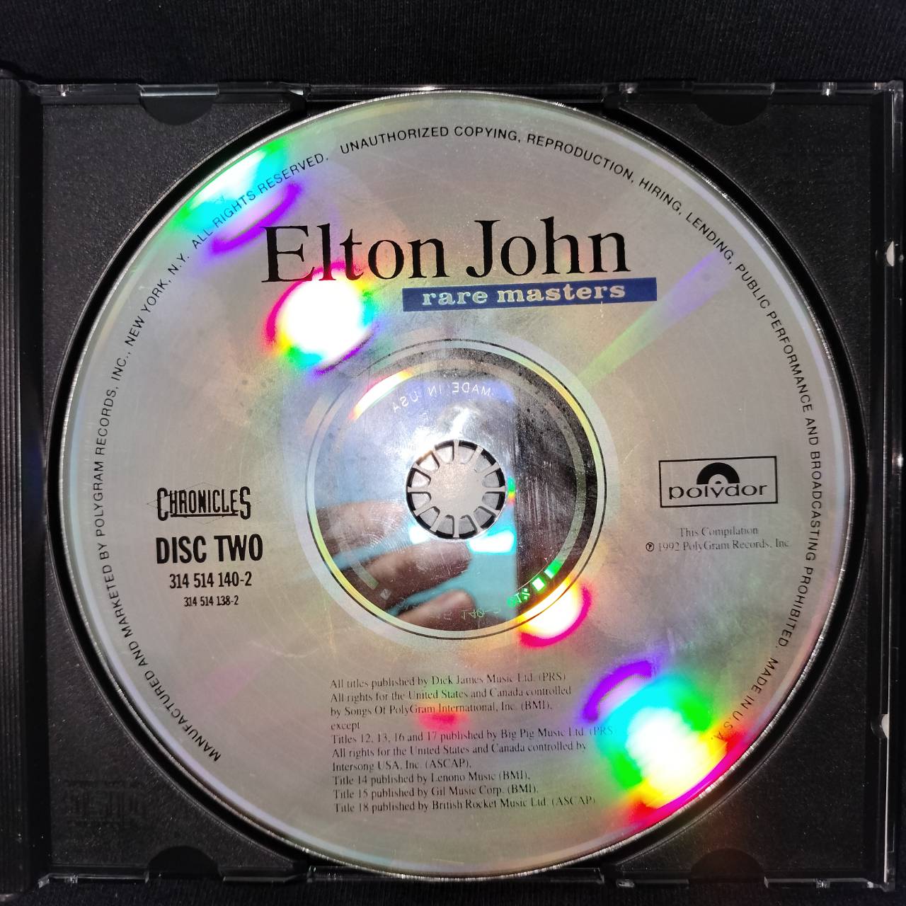 Elton John – Rare Masters / USA / 2CD / มีรอยบ้าง