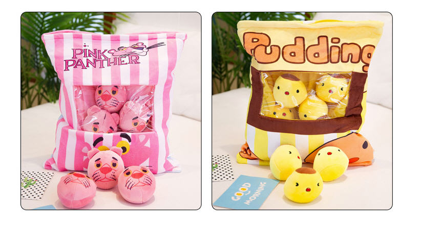 หมอนพุดดิ้ง,หมอนกระต่าย,หมอนพุดดิ้งราคาถูก,หมอนน่ารัก,หมอนอิงรูปถุงขนม