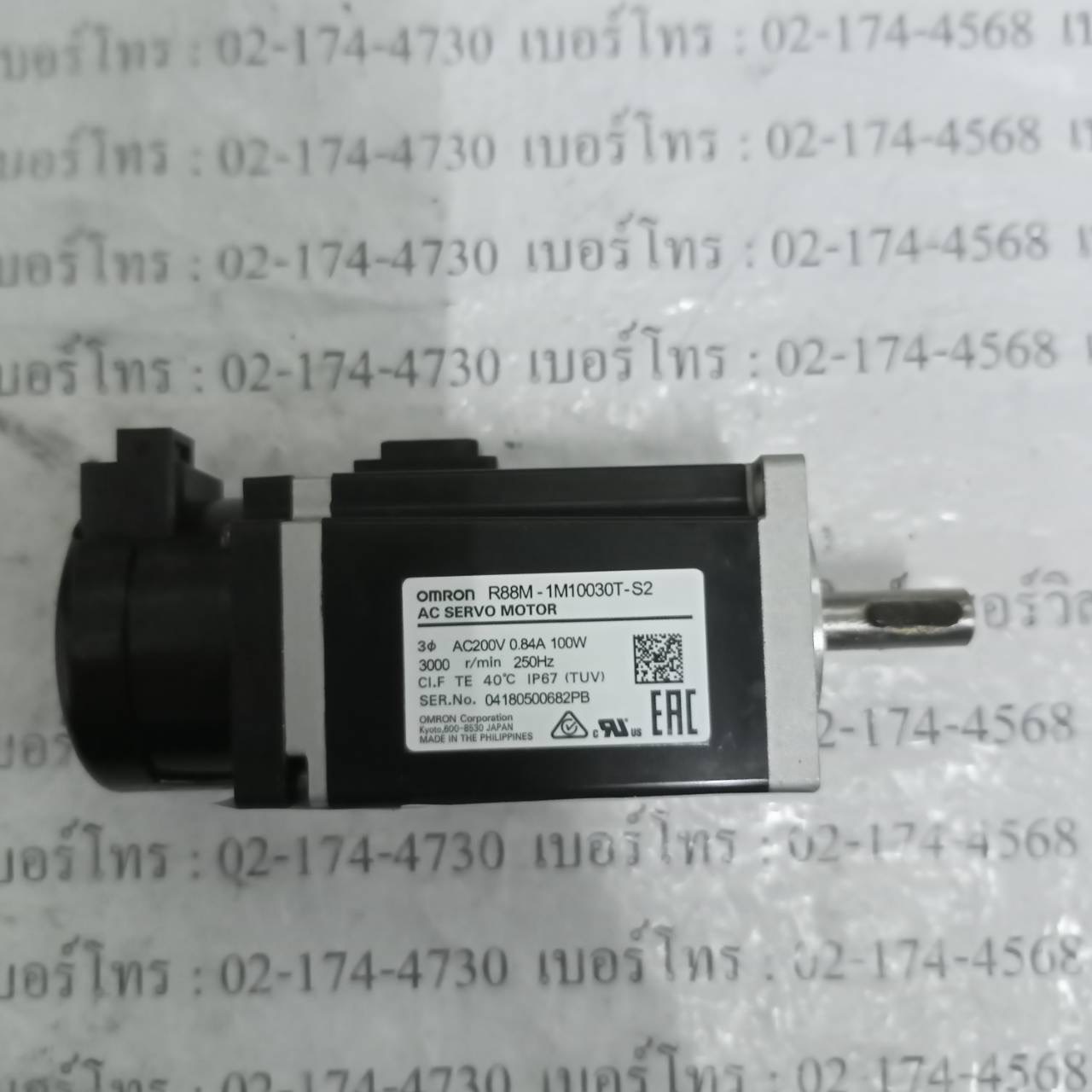 R88M-1M10030T-S2 OMRON SERVO MOTOR